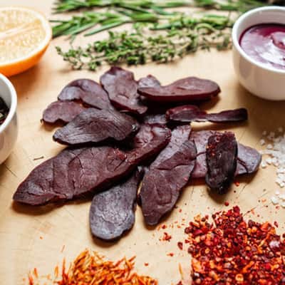 Мясо холодного копчения. Оленина