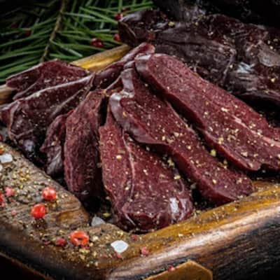 Сыровяленое мясо. Оленина