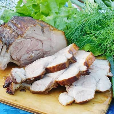 Мясо горячего копчения